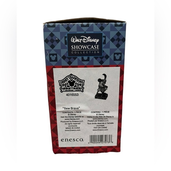 Enesco Disney Traditions Jim Shore "Sew Brave" Mickey Mouse Figurine With Tag - Picture 3 of 9